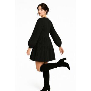 Maje Black Long Sleeve Dress